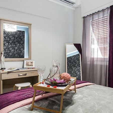 Safe, Central, Smart Double Rooms In Apartment, Next Metro Station Walk To Acropolis Athena Bagian luar foto