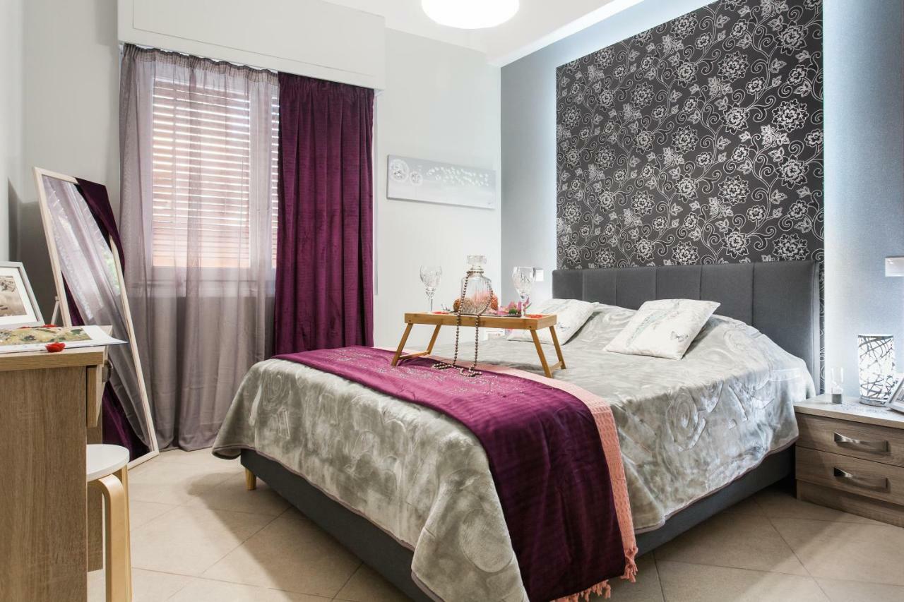 Safe, Central, Smart Double Rooms In Apartment, Next Metro Station Walk To Acropolis Athena Bagian luar foto