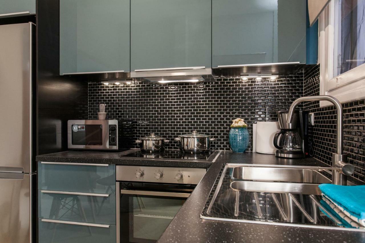 Safe, Central, Smart Double Rooms In Apartment, Next Metro Station Walk To Acropolis Athena Bagian luar foto